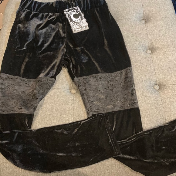 Killstar Rose Merry Leggings sz L - Picture 5 of 6
